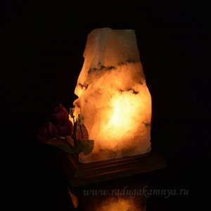 Солевая лампа "Скала Бонсай" 160*120*220мм, свечение белое, 3800гр