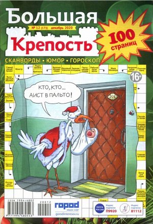 Большая Крепость 12/20 100стр., 195х280 мммм, Мягкая обложка