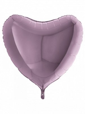 Фольга шар Сердце 36"/90 см металлик Lilac Grabo сиреневый