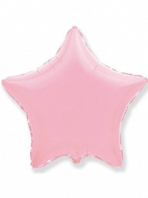 Фольга шар Звезда 32"/ 80 см Розовый 1шт Испания Flexmetal