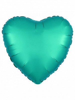 Фольга шар Сердце 19"/48 см сатин Tiffany Россия
