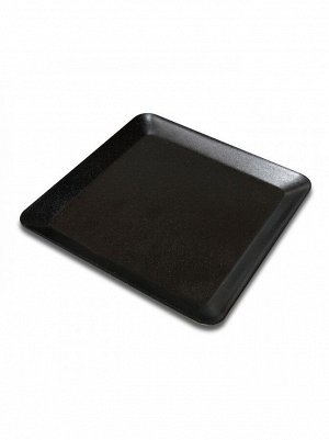 Подсвечник тарелка квадратная 126 х 126 мм цвет черный