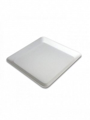Подсвечник тарелка квадратная 126 х 126 мм цвет белый