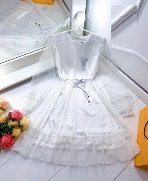 Платье Ткань гипюр с подкладом