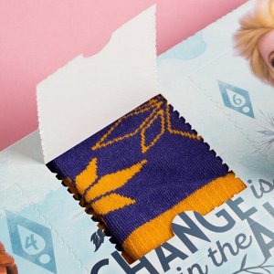 Подарочный Подарочный набор носков адвент, 6 пар адвент, 6 пар "Frozen", Холодное сердце.