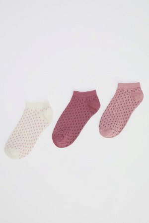 Набор из 3 женских носков с рисунком