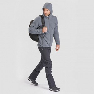 Толстовка флисовая теплая для походов мужская SH100 U-WARM. QUECHUA