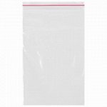 Пакеты с замком ZIP LOCK &quot;зиплок&quot;, комплект 100 шт., 80х120 мм, ПВД, толщина 35 микрон, BRAUBERG, 606209