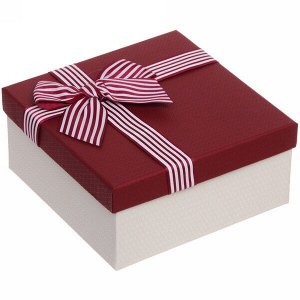 Коробка подарочная"Нежность" 17,5*17,5*8 микс