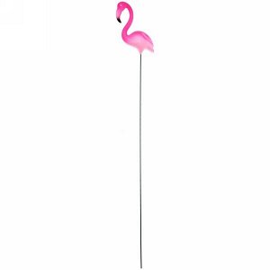Фигура на спице "Розовый фламинго" 15*40см