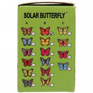Фигура для отпугивания птиц "Летающая бабочка" 30см на солнечной батарее