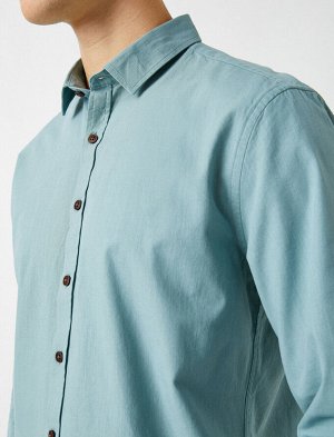 Рубашка Материал: %100  Хлопок Параметры модели: рост: 188 cm, грудь: 95, талия: 74, бедра: 0 Надет размер: M