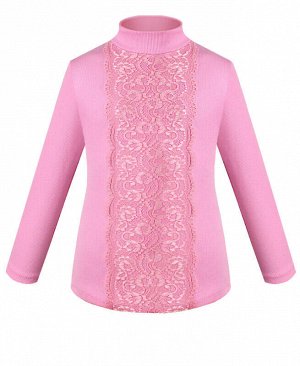 Школьная водолазка (блузка) для девочки Цвет: розовый