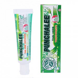 Зубная паста на натуральных травах лечебная, Punchalee, 35 гр