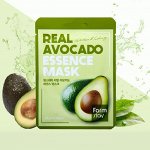 Тканевая маска с экстрактом авокадо Real Essence Mask Avocado