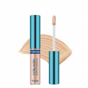 [Enough] Увлажняющий консилер с коллагеном,COLLAGEN COVER TIP CONCEALER, тон 01, 5 мл