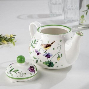 Чайник заварочный Доляна «Зелёный сад», 1 л