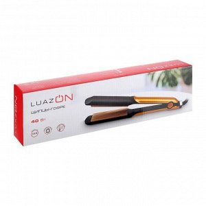 Щипцы-гофре LuazON LW-19, 40 Вт, алюминиевое покрытие, 100 х40 мм, 220 °C, красные