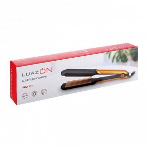 Щипцы-гофре LuazON LW-19, 40 Вт, алюминиевое покрытие, 100 х40 мм, 220 °C, розовые