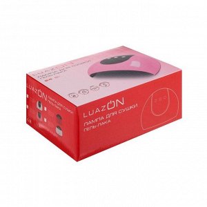 Лампа для гель-лака Luazon LUF-17, LED, 24 Вт, 8 диодов, таймер 60/90/120 сек,USB, белая