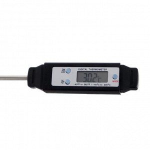 Термощуп кухонный LTP-001, максимальная температура 200 °C, от батареек LR44, черный