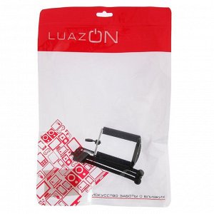 Штатив LuazON настольный, для телефона, компактный, гибкие ножки, чёрный