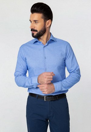 Сорочка мужская длинный рукав GREG 203/138/51006/Z STRETCH