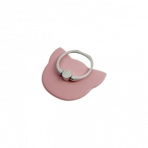 СИМА-ЛЕНД Держатель-подставка с кольцом для телефона LuazON, в форме &quot;Кошки&quot;, розовый