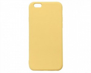 Чехол iPhone 6/6S Силикон Matte 2.0mm (желтый)