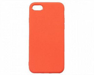 Чехол iPhone 7/8/SE 2020 Силикон Matte 2.0mm (красный коралл)