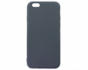 Чехол iPhone 6/6S Силикон Matte 2.0mm (темно-синий)