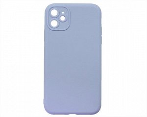 Чехол iPhone 11 Силикон Matte 2.0mm (лиловый)