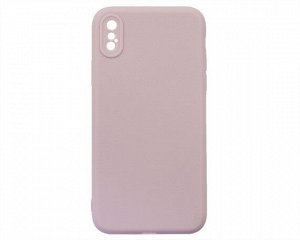 Чехол iPhone X/XS Силикон Matte 2.0mm (пурпурный)