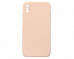 Чехол iPhone X/XS Силикон Matte 2.0mm (розовый песок)