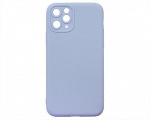 Чехол iPhone 11 Pro Силикон Matte 2.0mm (лиловый)