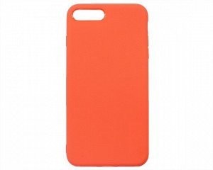 Чехол iPhone 7/8 Plus Силикон Matte 2.0mm (красный коралл)