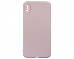 Чехол iPhone XS Max Силикон Matte 2.0mm (пурпурный)