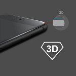 Защитное стекло iPhone 7/8 3D (тех упак) черное