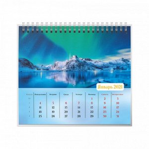 9785001582700 Календарь-домик (евро) "Мир природы. Маркет" на 2021 год
