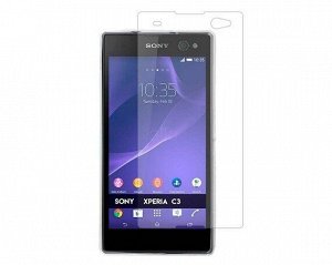 Защитное стекло Sony Xperia C3 (тех упак)