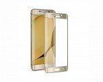 Защитное стекло Samsung G925F Galaxy S6 Edge 3D Full золотое