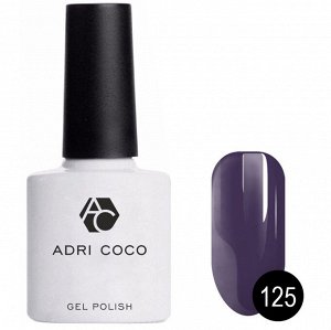 Цветной гель-лак ADRICOCO №125 серовато-фиолетовый