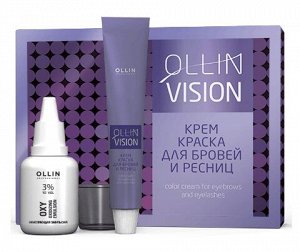 Ollin Крем-краска для бровей и ресниц / Vision, 20 мл