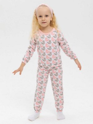 Пижама: Джемпер, брюки "Пижамы 2020" для девочки (2820924)