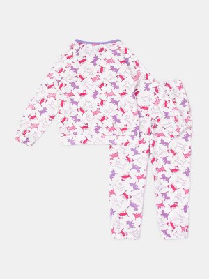Пижама: Джемпер, брюки "Пижамы 2020" для девочки (2820927)