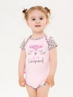 Боди короткий рукав &quot;Леопардики&quot; для новорождённого (9180678)