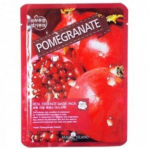 [MAYISLAND] Маска тканевая с экстрактом граната Real Essense Pomegranate Mask Pack, 25 мл