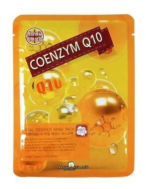 [MAYISLAND] Маска тканевая Коэнзим Q10 Real Essense Coenzyme Q10 Mask Pack, 25 мл