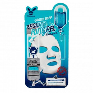 Elizavecca Тканевая маска для лица,  Aqua Deep Power Ringer Mask Pack, 28 гр